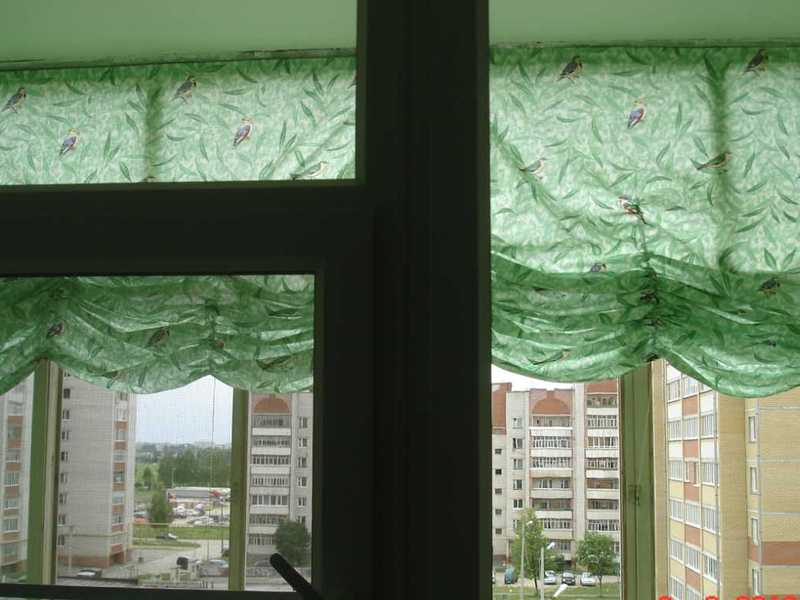 Вид оригинальных штор Оригинальный вид штор