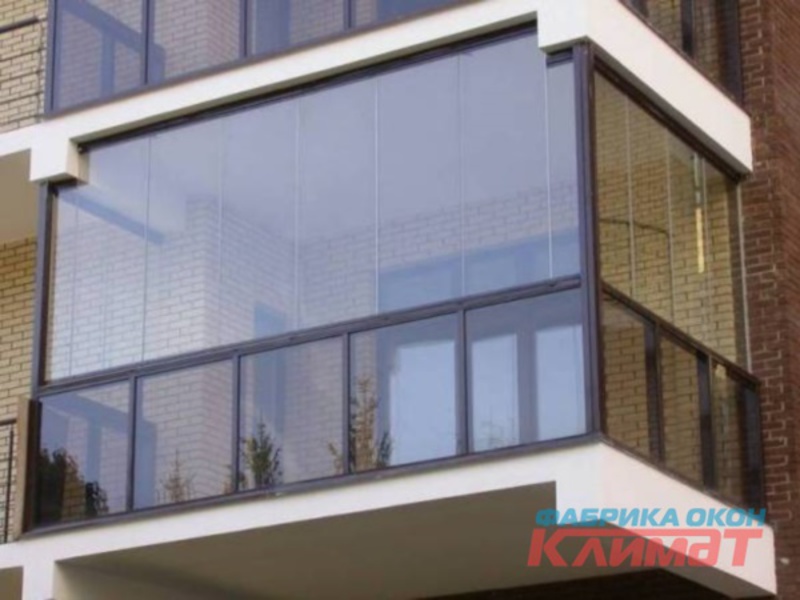 Безрамная конструкция лоджии Как остеклить балкон