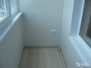 Балконы отделанные палстиковой вагонкой